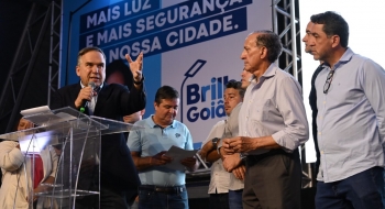 Sandro Mabel entrega nova iluminação pública da Região Central de Goiânia